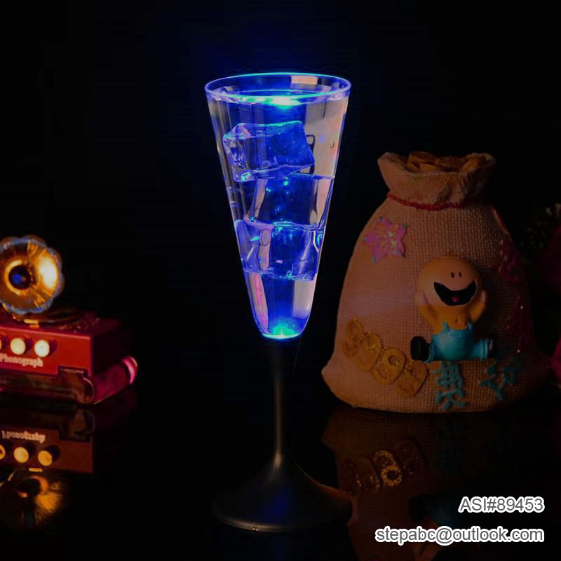 Lighted LED Champagne Flute