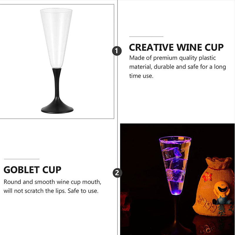 Lighted LED Champagne Flute - Image 4