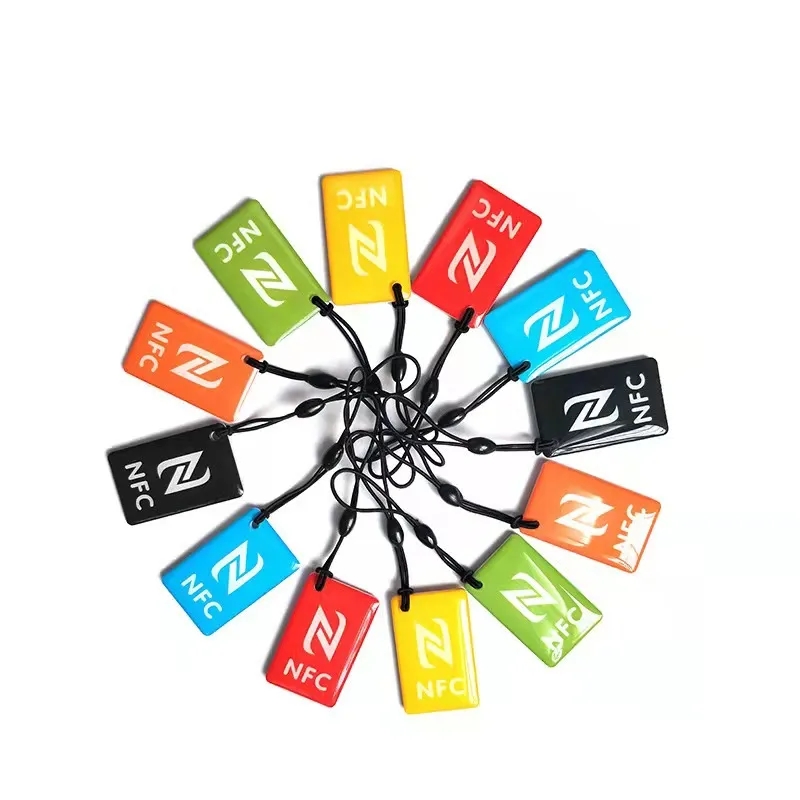 Custom Smart Epoxy NFC Card with Keychain