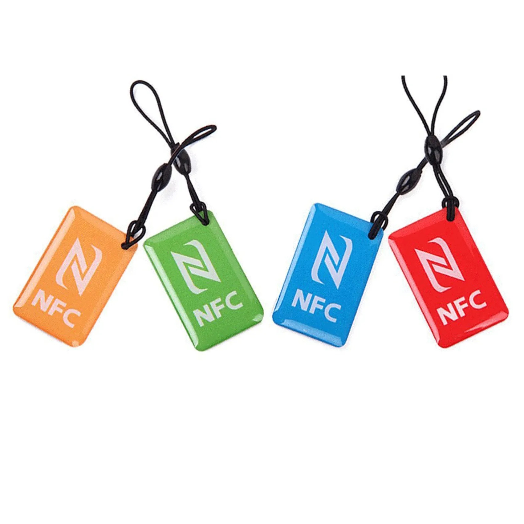 Custom Smart Epoxy NFC Card with Keychain - Image 4