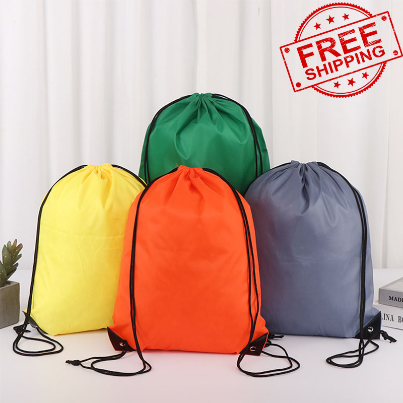 210T Polyester Drawstring Backpacks