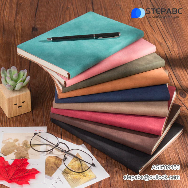 A5 Business Journal Faux suede