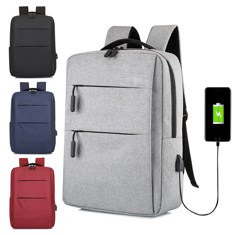 15.6" Travel Sport Laptop Backpack USB Charging Port