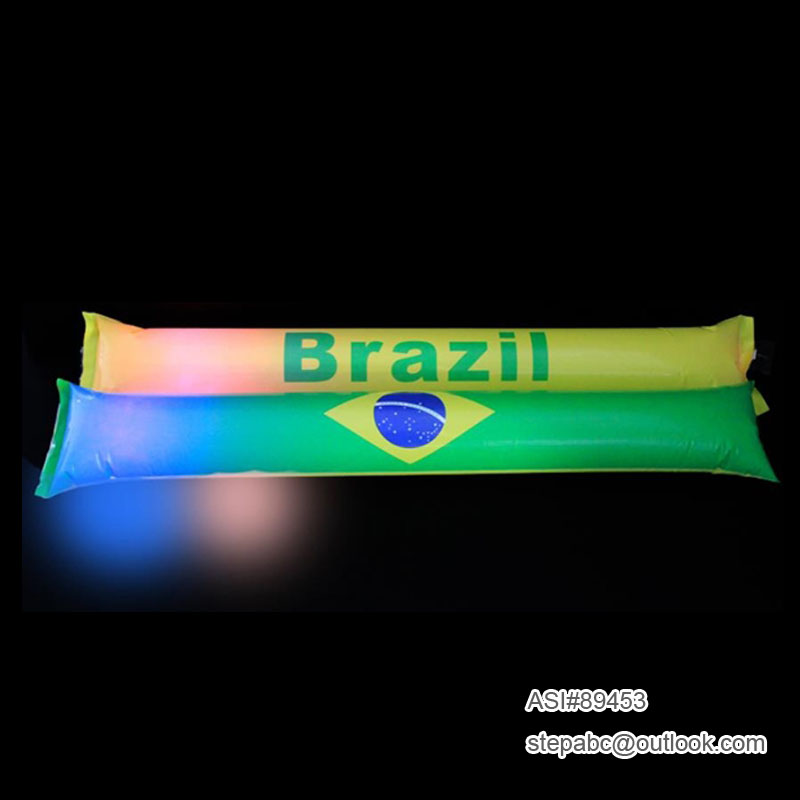 Light up inflatable bambam cheer up sticks - Image 2