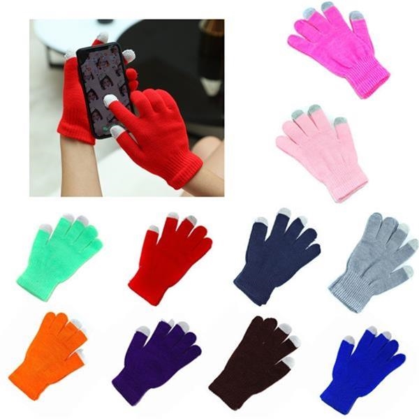 Touch Screen Gloves Stretch Knitted