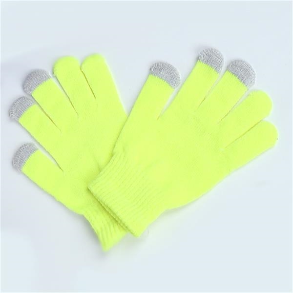 Touch Screen Gloves Stretch Knitted - Image 3