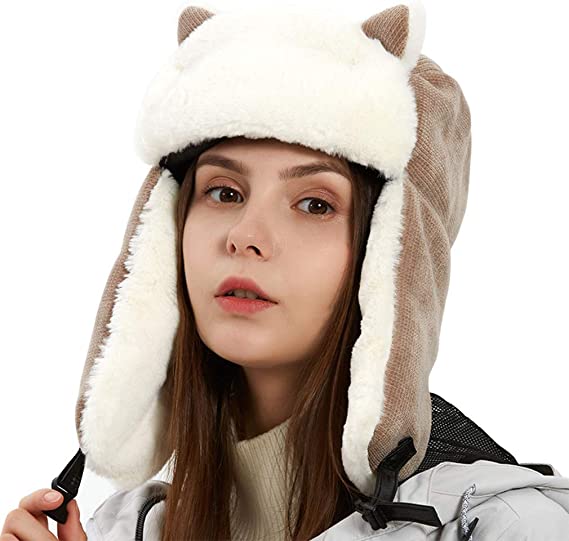 Winter Bomber Hats for Women Lovely Cat Ear - Image 3