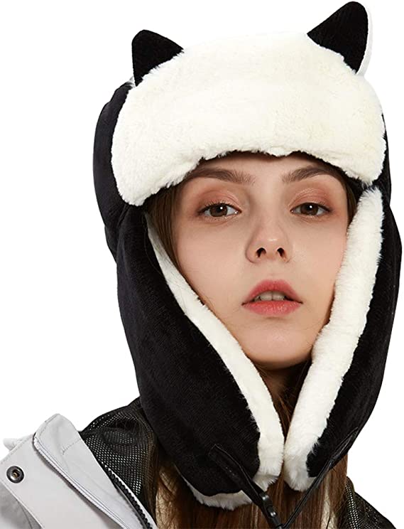 Winter Bomber Hats for Women Lovely Cat Ear