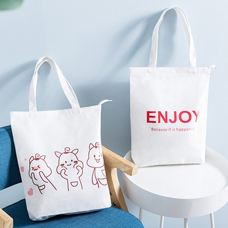 Canvas Side Trim Reusable Tote - Image 2