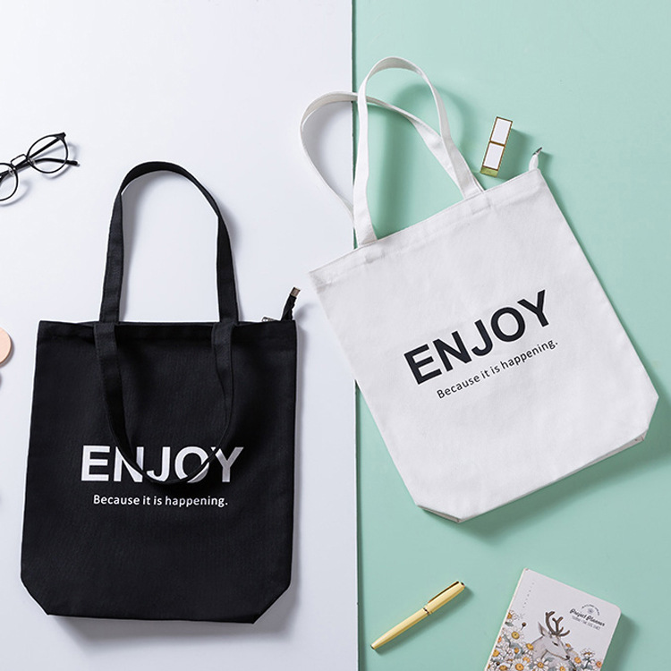 Canvas Side Trim Reusable Tote - Image 4