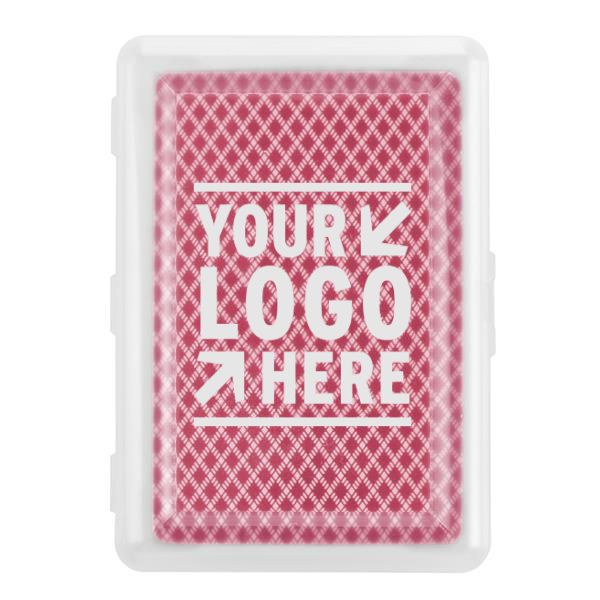 Playing Cards In a frosted clear Case