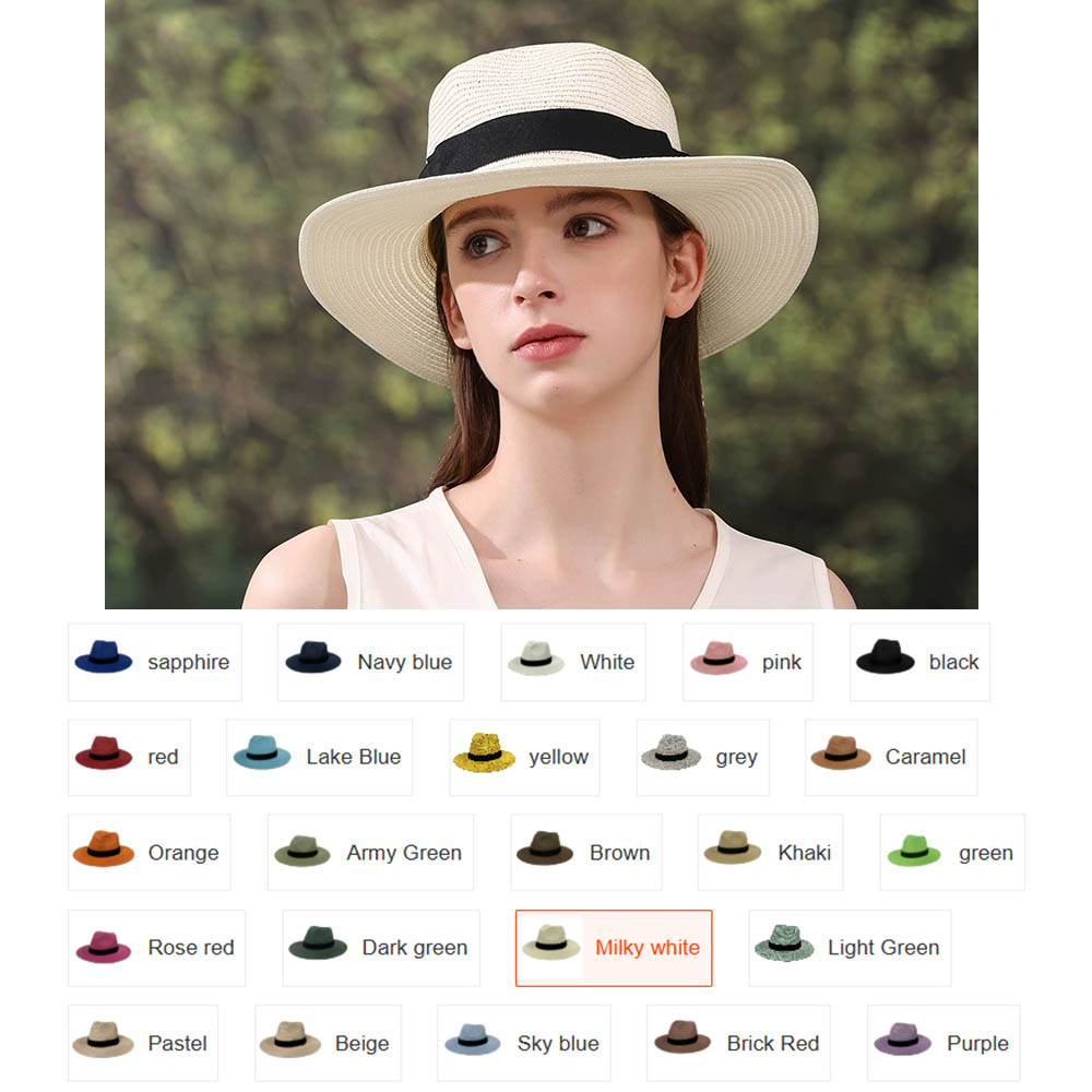 Custom Retro Panama Straw Hat - Image 2