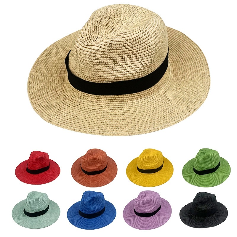 Custom Retro Panama Straw Hat