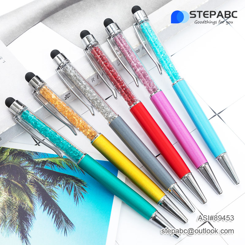 Capacitive Stylus Crystal Ballpoint Pen - Image 2