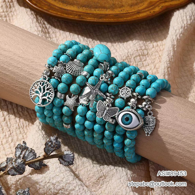 Turquoise Bracelet 8mm