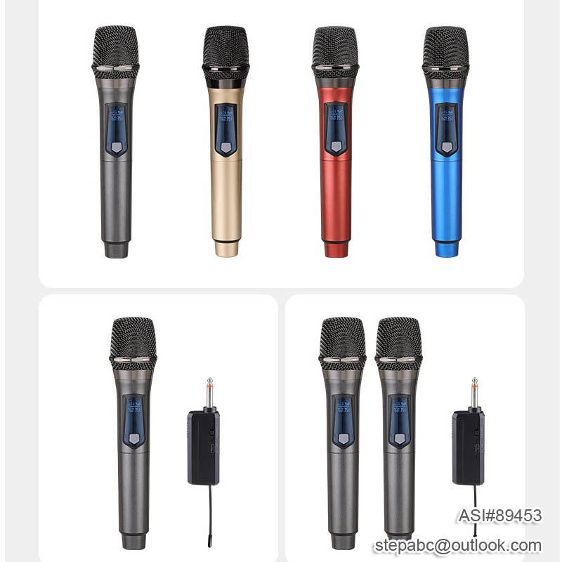 UHF Wireless Dual Handheld Dynamic Microphone - Image 2