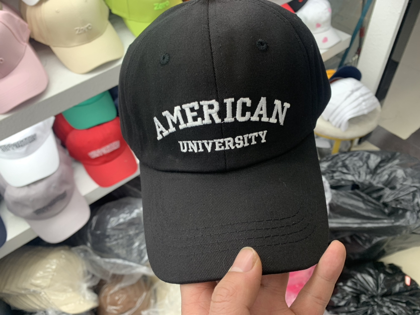 Custom Cotton Baseball Cap with Free 14K Embroidery