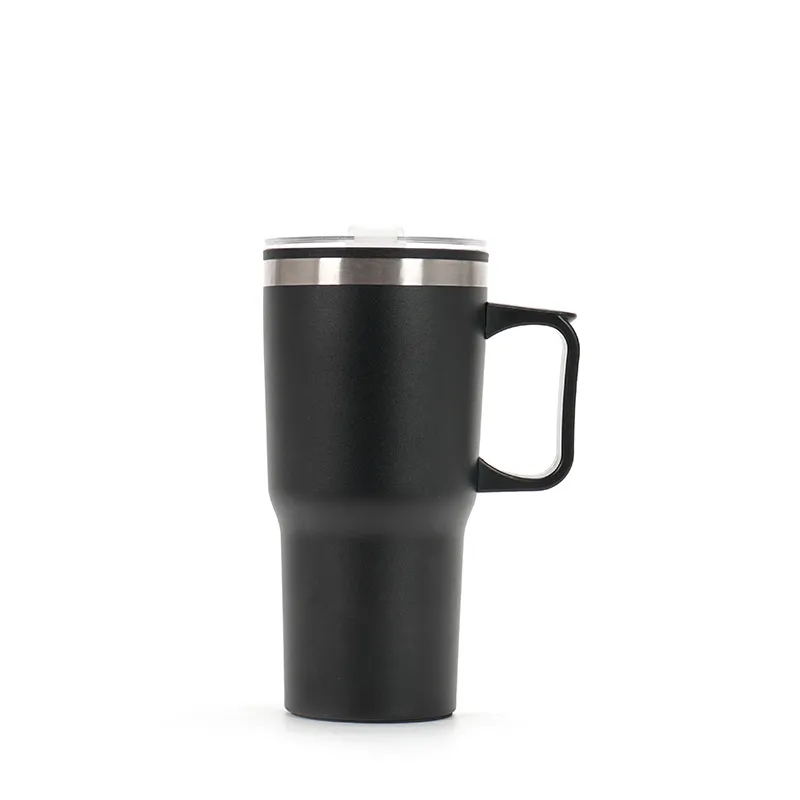 20 oz Car Tumbler Insulated Coffee Mug with Handle - Image 4