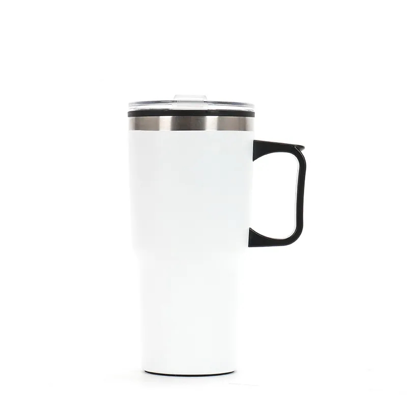 20 oz Car Tumbler Insulated Coffee Mug with Handle - Image 3