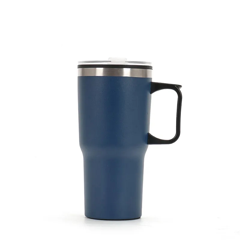 20 oz Car Tumbler Insulated Coffee Mug with Handle - Image 2