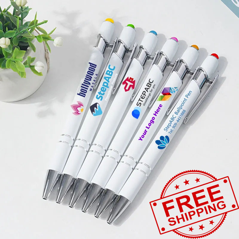 Metal Click Touch Stylus Ballpoint Pen - Image 2