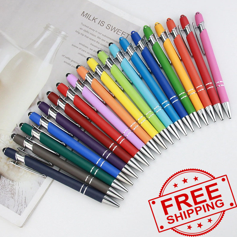 Metal Click Touch Stylus Ballpoint Pen