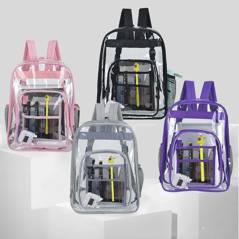 PVC Clear Backpack Beach Bag - Image 4