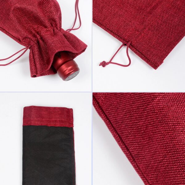 Burlap Wine Sack - Image 3