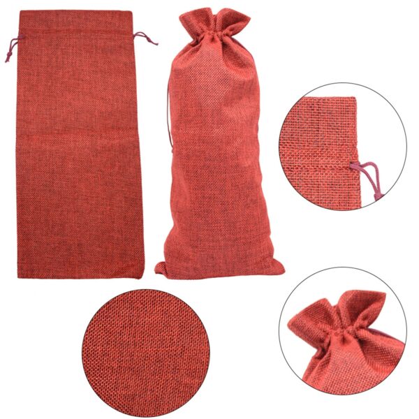 Burlap Wine Sack - Image 4