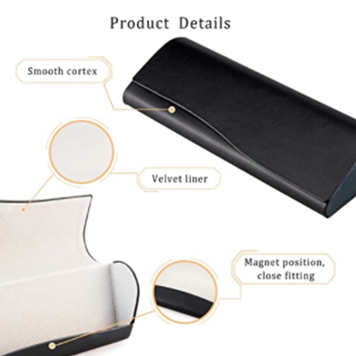 PU Leather Eyeglass Case - Image 4