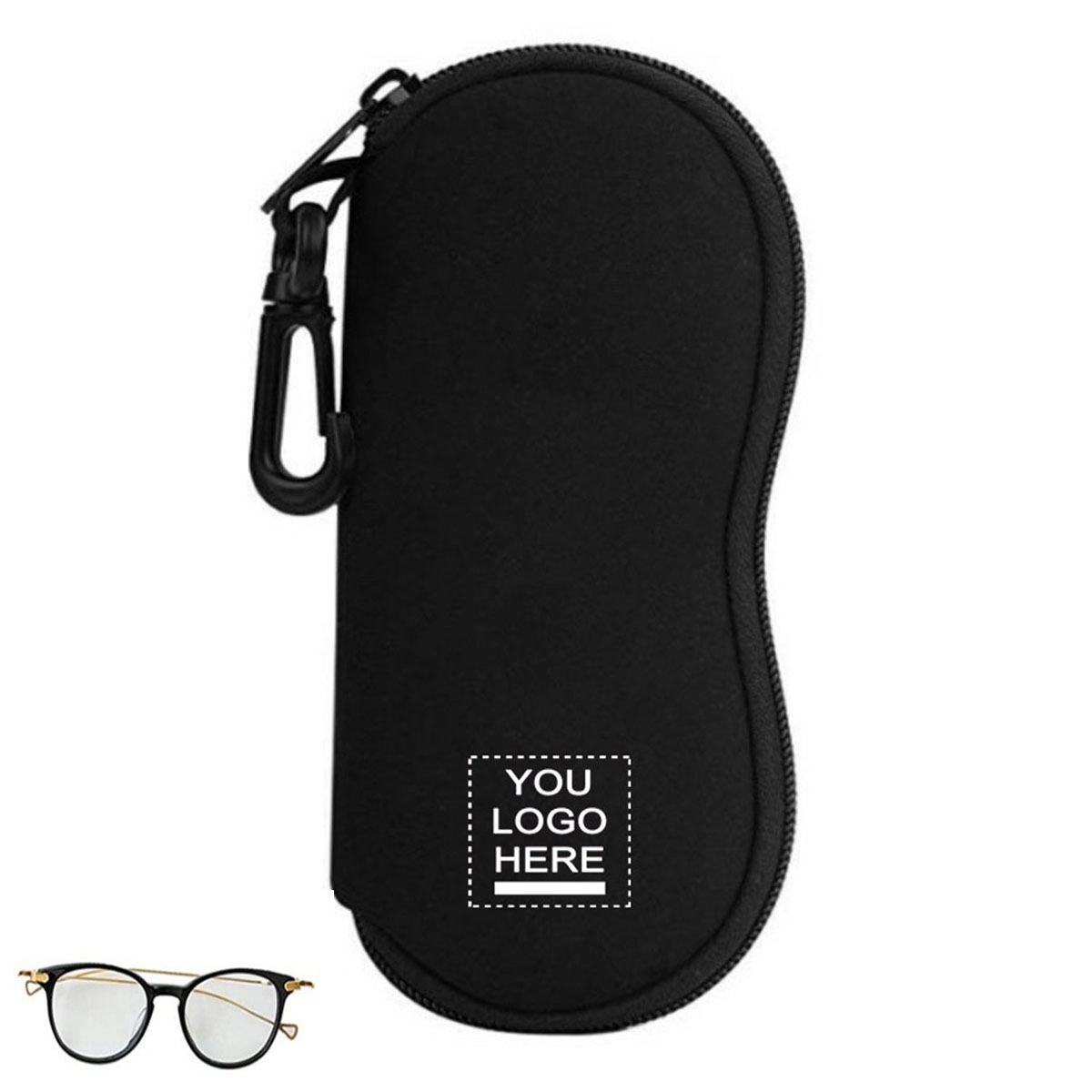 Neoprene Zipper Eyeglass Case