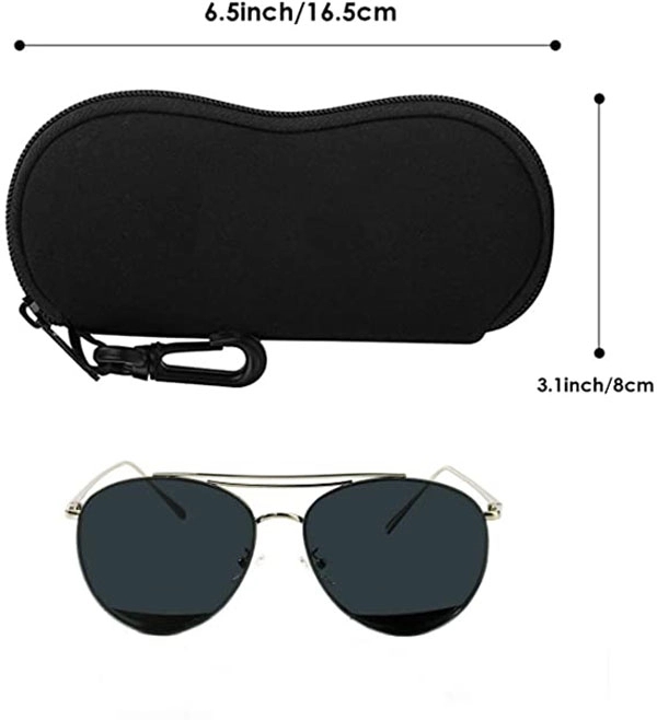 Neoprene Zipper Eyeglass Case - Image 2