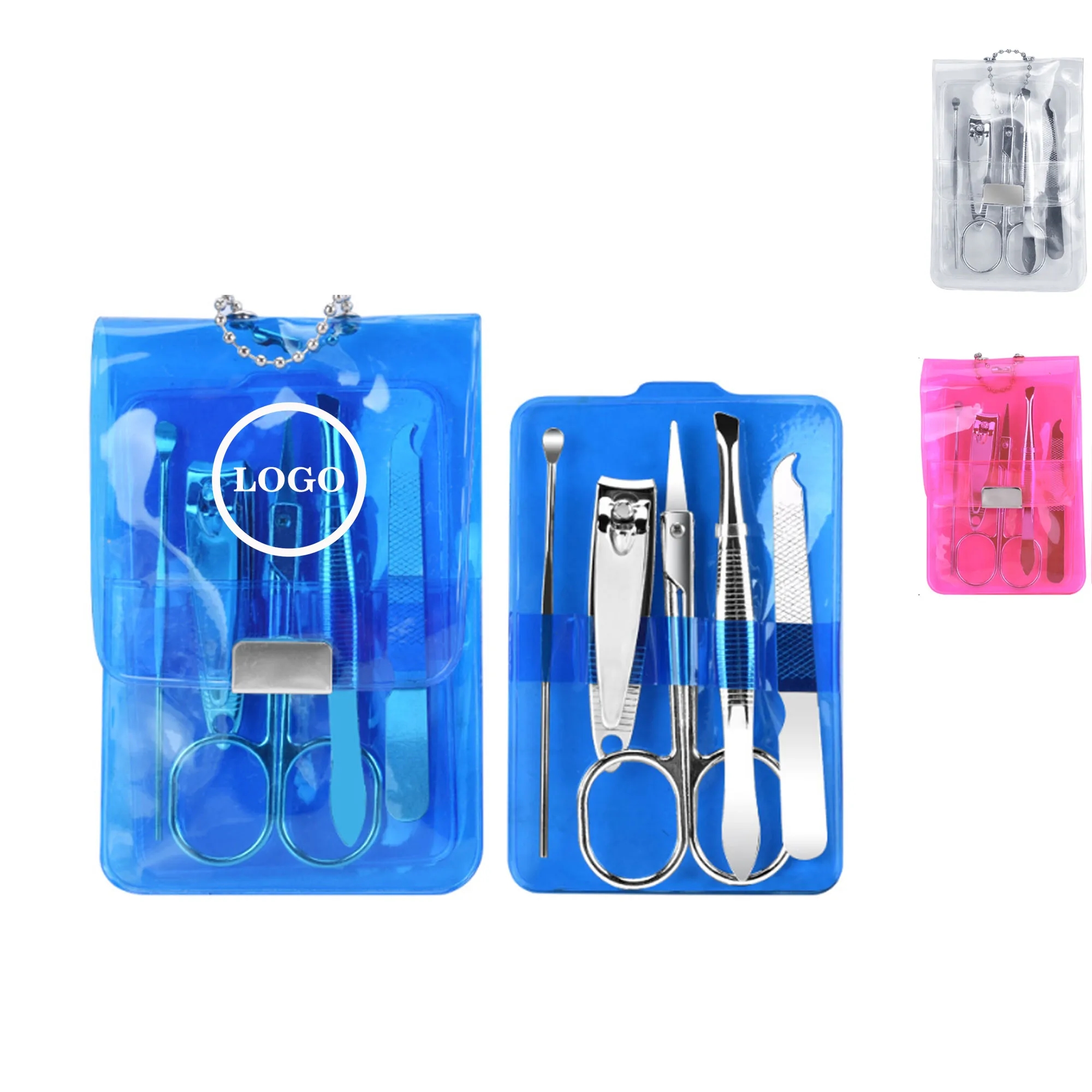 5-Piece Manicure Kit with Bead Chain