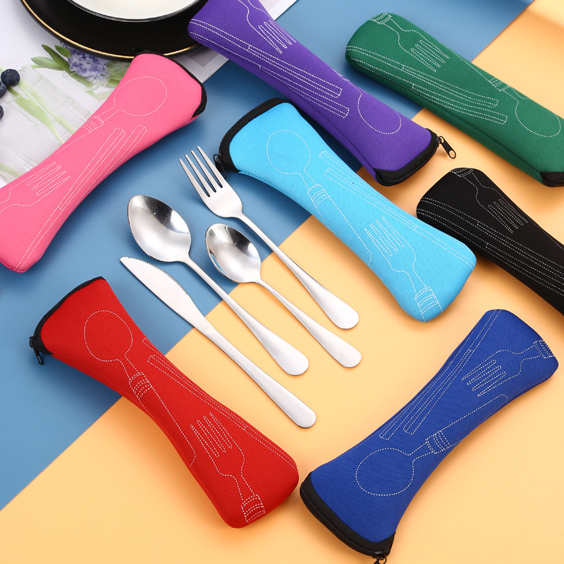 Stainless Steel Tableware Seven-piece Set - Image 2