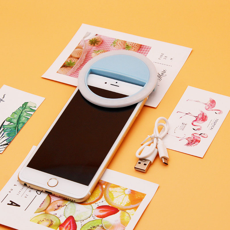 USB Chargeable Selfie Cell Phone Light Ring - Image 2