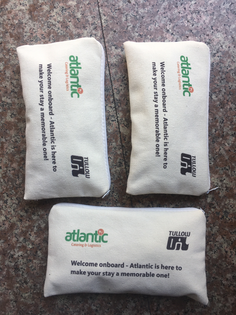 Canvas Storage Bag Zippered Pencil Pouch M - Image 4