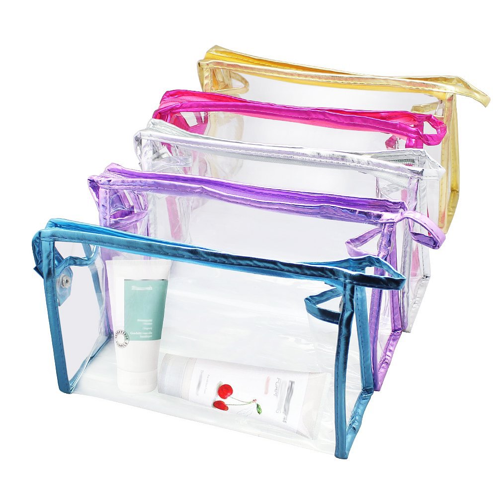 Clear Travel Bag Security Toiletry Pouch