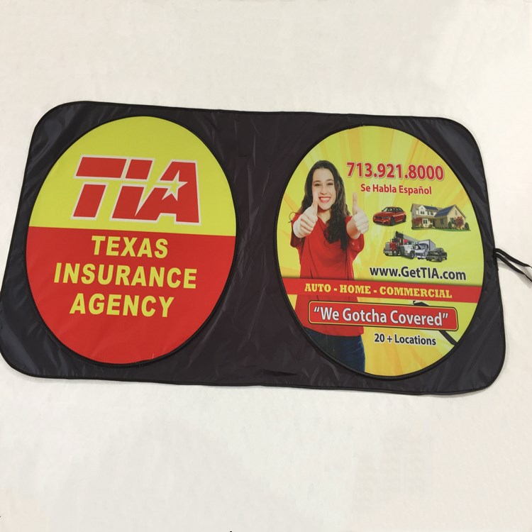 Car Windshield Sun Shade with Pouch - Image 4