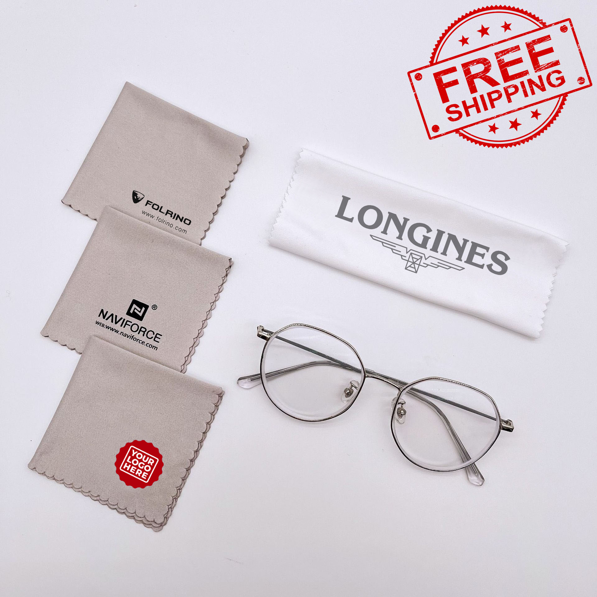 Microfiber Cleaning Cloth w/Full Color Sublimation