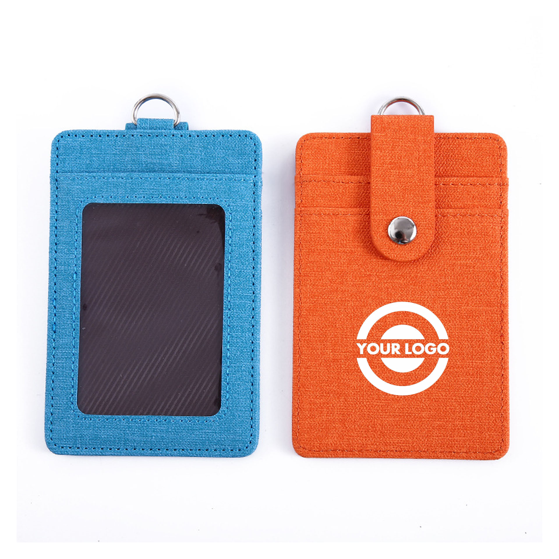 High Quality Pu Leather Id Badge Holder