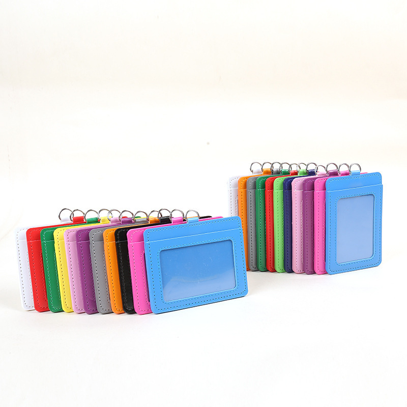 PU Trade Show Badge Holder w/ card slots - Image 4