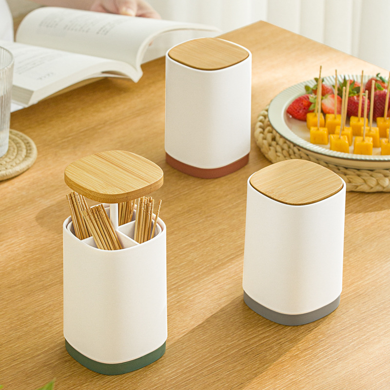 Automatic Pop up Toothpick Holder Dispenser Box Click Open - Image 4