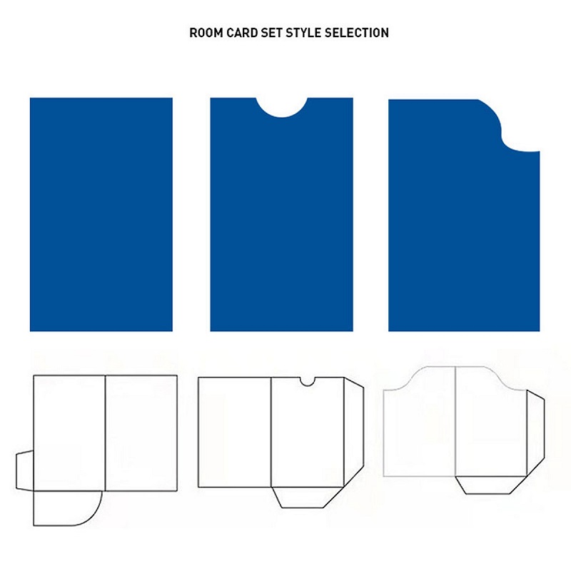 Hotel Room Key Card Set Envelopes Holder - Image 4