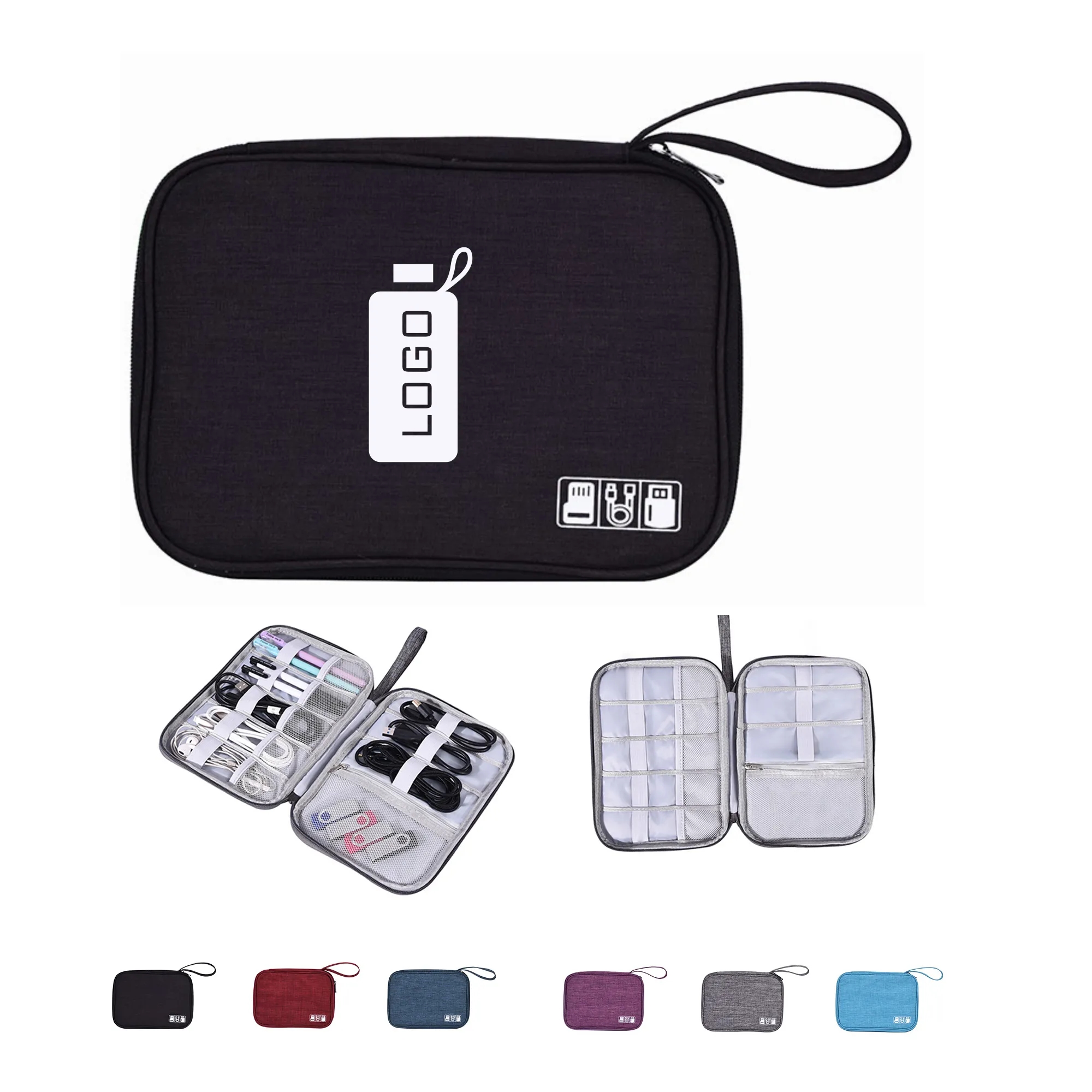 Protective Storage Data Cable Organizer Bag