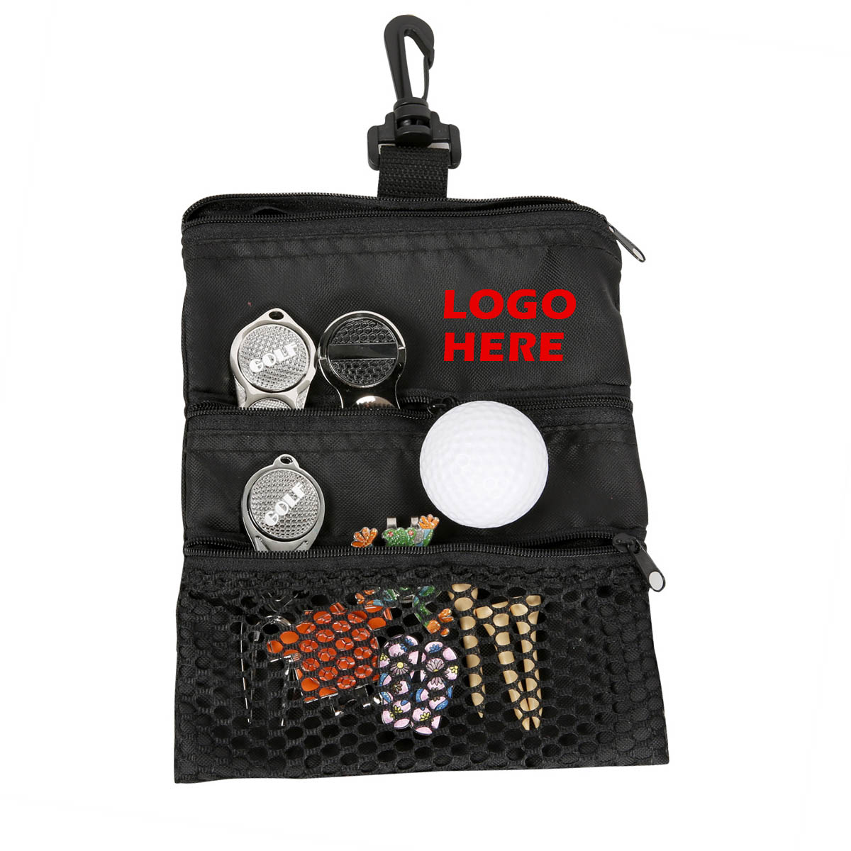 Golf Ball Bag With Clip - Image 4