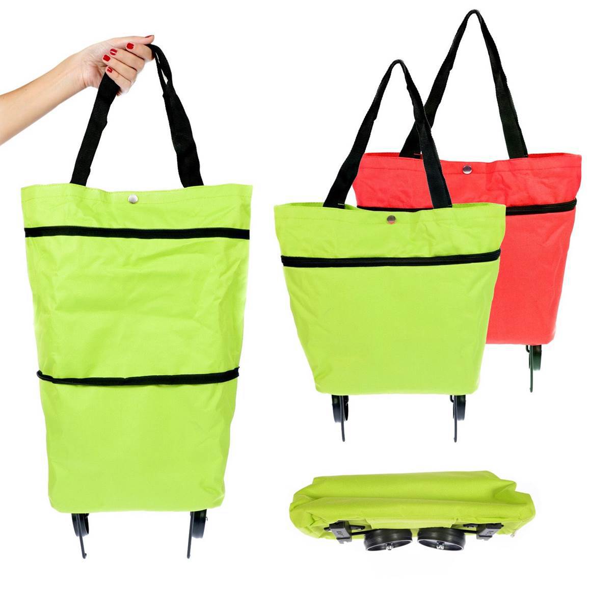 Collapsible Trolley Shopping Bag