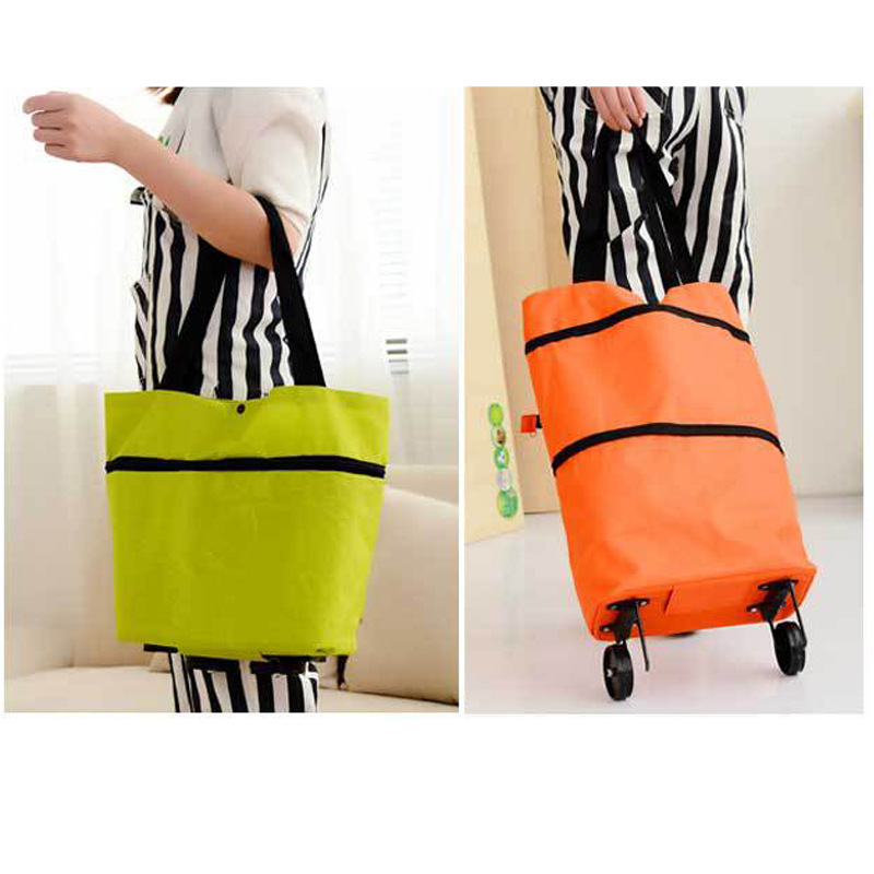 Collapsible Trolley Shopping Bag - Image 2