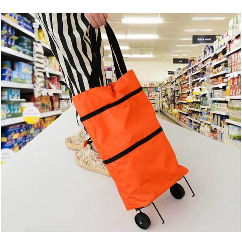 Collapsible Trolley Shopping Bag - Image 3